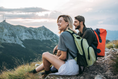 outdoor therapy people on top of mountain